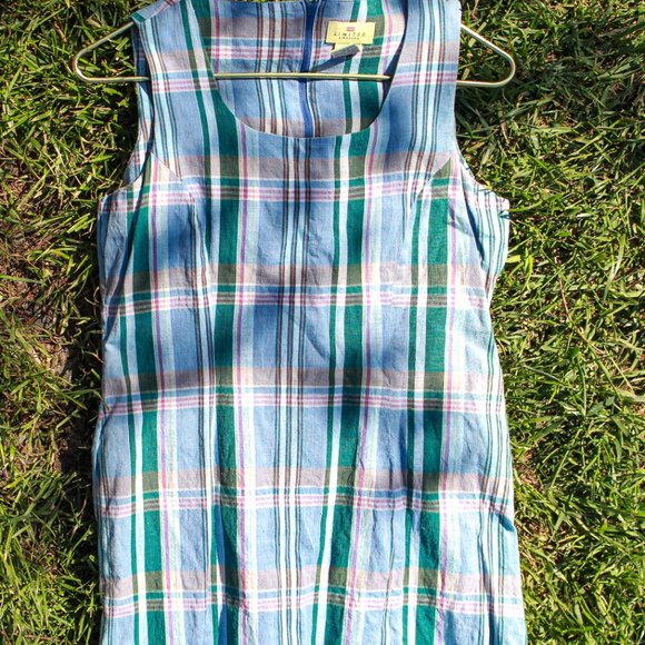 Vintage Plaid Mini Shift Dress - Picture 8 of 10